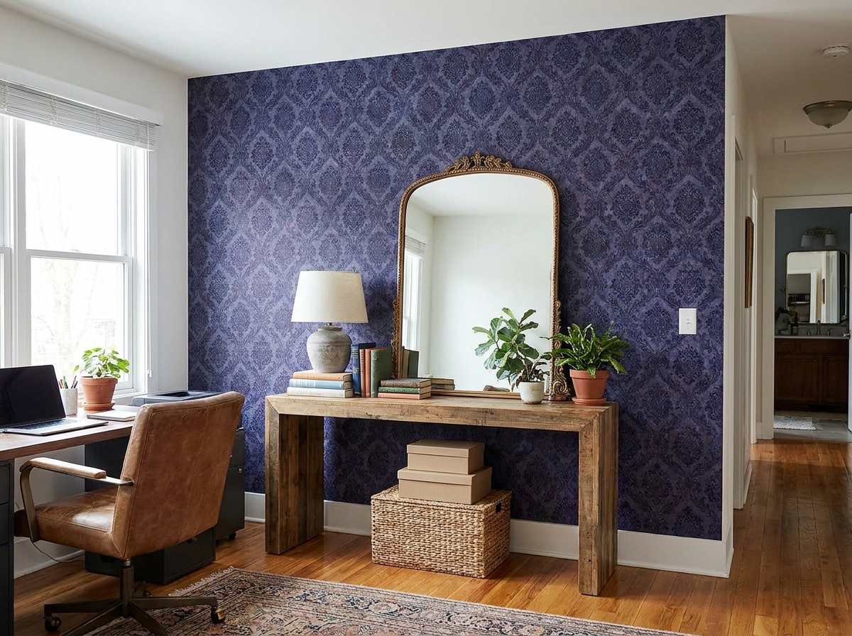 Vinil Damask Desen — çalışma alanı